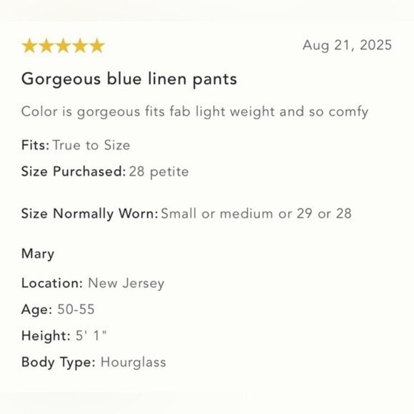 NWT Size 32 Tall -The Colette Linen blend Full Length Wide Leg Pants (US$ 148) - Picture 4 of 15